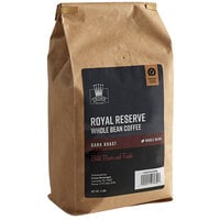 Crown Beverages Royal Reserve Guatemalan Whole Bean Coffee 2 lb. - 5/Case