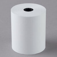 2 1/4" x 85' White Thermal Paper Credit Card & Cash Register Tape 