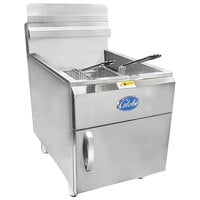 Globe GF30PG 30 lb. Liquid Propane Countertop Fryer - 53,000 BTU