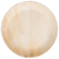 TreeVive by EcoChoice 10" Compostable Round Palm Leaf Plate - 100/Case