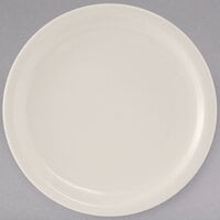 Tuxton TNR-006 Nevada 6 1/2" Eggshell Narrow Rim China Plate - 36/Case