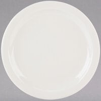 Tuxton TNR-007 Nevada 7 1/4" Eggshell Narrow Rim China Plate - 36/Case