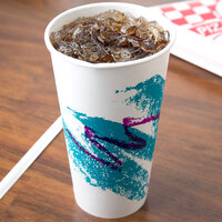 Solo RP28NP-00055 Jazz 28-32 oz. Poly Paper Cold Cup - 480/Case