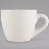 Tuxton TRE-035 Reno / Nevada 3.5 oz. Eggshell China Espresso Cup - 36/Case