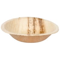 TreeVive by EcoChoice 6 oz. 5" Compostable Round Palm Leaf Bowl - 100/Case