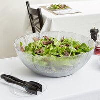 Carlisle 691907 Petal Mist 17.2 Qt. Clear Polycarbonate Bowl