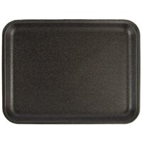 CKF 87820 (#20S) Black Foam Meat Tray 8 3/8 inch x 6 1/2 inch x 3/4 inch - 500/Case
