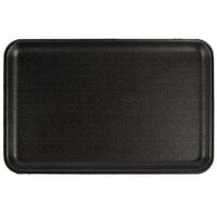 CKF 87816 (#16S) Black Foam Meat Tray 11 3/4 inch x 7 1/2 inch x 5/8 inch - 250/Case