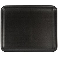 CKF 87812 (#12S) Black Foam Meat Tray 11 inch x 9 inch x 1/2 inch - 250/Case