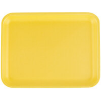CKF 87920 (#20S) Yellow Foam Meat Tray 8 3/4 inch x 6 1/2 inch x 3/4 inch - 500/Case