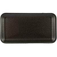 CKF 87810 (#10S) Black Foam Meat Tray 10 3/4 inch x 5 3/4 inch x 1/2 inch - 500/Case