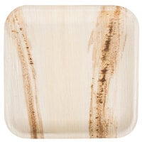 TreeVive by EcoChoice 10" Square Palm Leaf Plate - 25/Pack