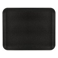 CKF 87808 (#8S) Black Foam Meat Tray 10 inch x 8 inch x 1/2 inch - 500/Case