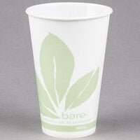 Bare by Solo R12BB-JD110 Eco-Forward 12 oz. Wax Treated Printed Paper Cold Cup - 2000/Case
