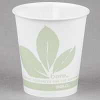 Bare by Solo R53BB-JD110 Eco-Forward 5 oz. Wax Treated Printed Paper Cold Cup - 3000/Case