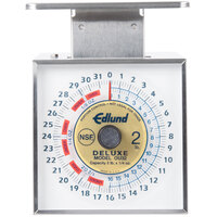Edlund OU-32P Deluxe 32 oz. Over / Under Portion Scale with 6 inch x 6 3/4 inch Platform