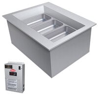 Hatco CWBX-1 One Pan Slanted Refrigerated Drop-In Cold Food Well without Condenser - 120V