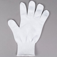 San Jamar SG10-L White A7 Level Cut Resistant Glove with Dyneema - Large