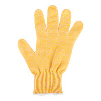 San Jamar SG10-Y-M Yellow A7 Level Cut Resistant Glove with Spectra - Medium