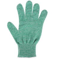 San Jamar SG10-GN-L Green A7 Level Cut Resistant Glove with Dyneema - Large