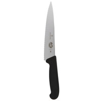 Victorinox 5.2033.19 7 1/2 inch Serrated Chef Knife with Fibrox Handle