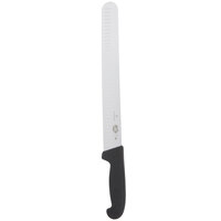 Victorinox 5.4723.30 12 inch Granton Edge Slicing / Carving Knife with Fibrox Handle