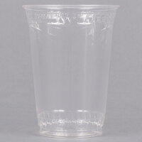 Fabri-Kal GC10 Greenware 10 oz. Compostable Clear Customizable Plastic Cold Cup - 50/Pack