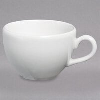 Homer Laughlin by Steelite International HL20276800 Ameriwhite Alexa 11 oz. Bright White China Tea Cup - 12/Case