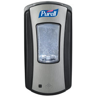 Purell® 1928-04 LTX-12 Brushed Chrome / Black 1200 mL Touchless Dispenser