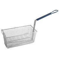 Pitco P6072145 13 1/4 inch x 6 1/2 inch x 5 3/4 inch Twin Fryer Basket with Front Hook