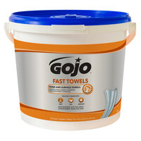 GOJO® 6299-02 Fast Towels Hand Cleaning Wipes 225 Count Bucket - 2/Case