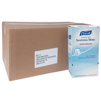 Purell® 9025-12 Cottony Soft Sanitizing Wipes 40 Count Self-Dispensing Display Box - 12/Case