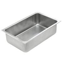Eagle Group 302027 6 1/2" Deep Full Size Stainless Steel Spillage Pan / Water Pan