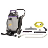 ProTeam 107359 15 Gallon ProGuard 15 Wet / Dry Vacuum with Tool Kit and Front Mount Squeegee - 120V