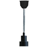 Hanson Heat Lamps 200-RET-B Retractable Cord Ceiling Mount Heat Lamp with Black Finish