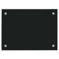 Aarco BKGB1824NT 18 inch x 24 inch Black Pure Glass Markerboard