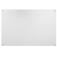 Aarco WGB2436NT 24 inch x 36 inch White Pure Glass Markerboard