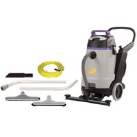 ProTeam 107360 20 Gallon ProGuard 20 Wet / Dry Vacuum with Tool Kit and Front Mount Squeegee - 120V