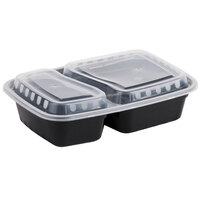 Details about   150 Case12 oz.Container with LidRectangular Microwavable Heavy Weight 
