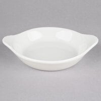 CAC EGD-6 6 oz. Bone White Stoneware Shirred Egg Dish - 36/Case