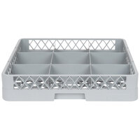 Noble Products 9-Compartment Gray Full-Size Glass Rack