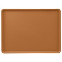 Cambro 1216D514 12 inch x 16 inch Earthen Gold Dietary Tray - 12/Case