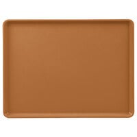 Cambro 1216D514 12" x 16" Earthen Gold Dietary Tray - 12/Case