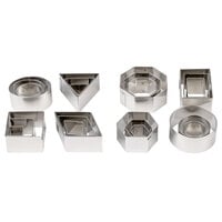 Ateco 4845 24-Piece Stainless Steel Geometric Shapes Cutter Set