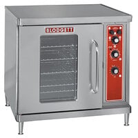 Blodgett CTB Premium Series Single Deck Half Size Electric Convection Oven with Left-Hinged Door - 208V, 3 Phase, 5.6 kW