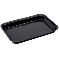 Solut Bake and Show Black Quarter Size Oven Safe Corrugated Sheet Pan 9 inch x 13 inch - 200/Case