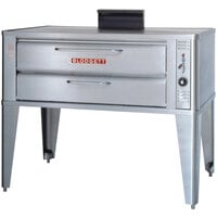 Blodgett 911P Liquid Propane Compact Single Pizza Deck Oven with Draft Diverter - 27,000 BTU