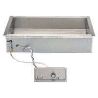 Wells 5P-HT400AF Bain Marie Style 4 Pan Drop-In Hot Food Well with Drain and AutoFill - Top Mount, Thermostat Control