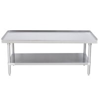 Advance Tabco ES-305 30 inch x 60 inch Stainless Steel Equipment Stand with Stainless Steel Undershelf