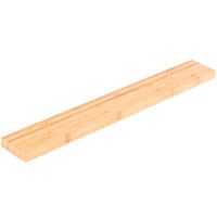 Mercer Culinary M30731BM 18" Bamboo Magnetic Knife Holder / Strip